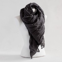 chusta lniana antracyt