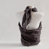 pareo lniane antracyt