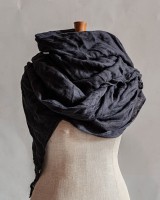 chusta lniana antracyt