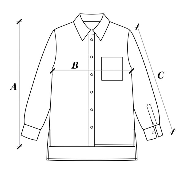 schemat spodni Basic z wymiarami